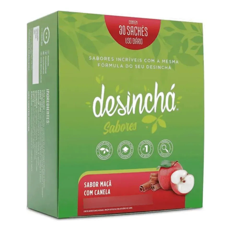 Desinchá Maçã Com Canela - Display 30 Envelopes (45g)